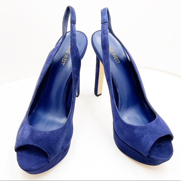 🆕 {Nine West} Valorie Slingback Peep-Toe Pumps - Picture 3 of 16